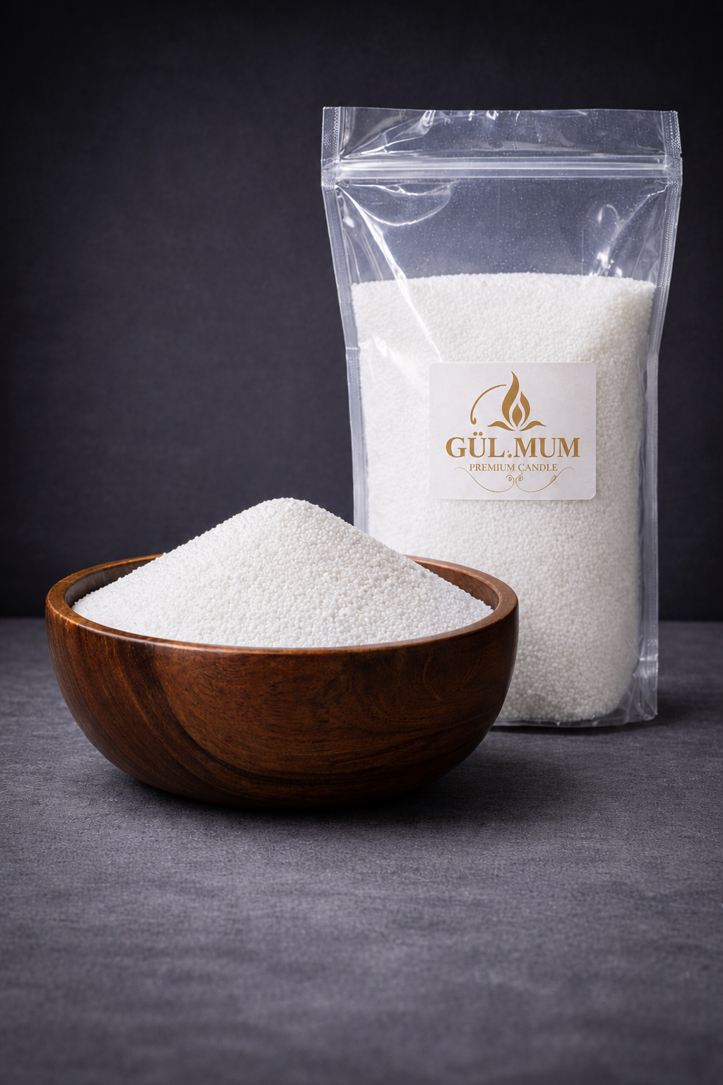 İNCİ TOZ MUM ( 1 kg ) Vanilya Kokulu NO:2