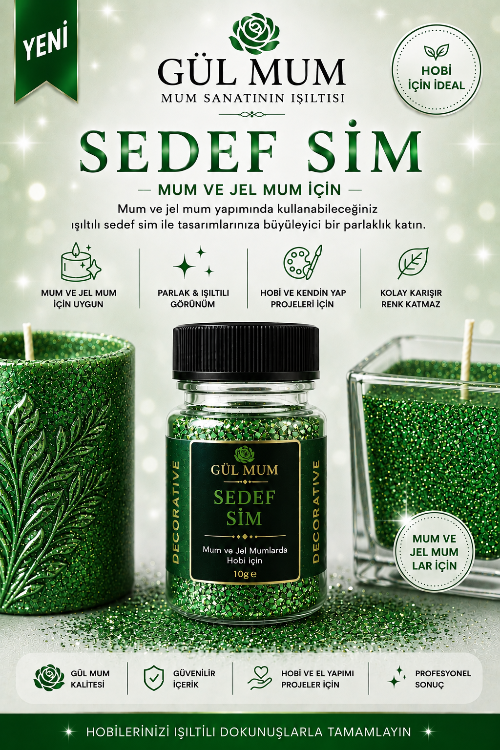 YEŞİL SIM BOYA 10 GR