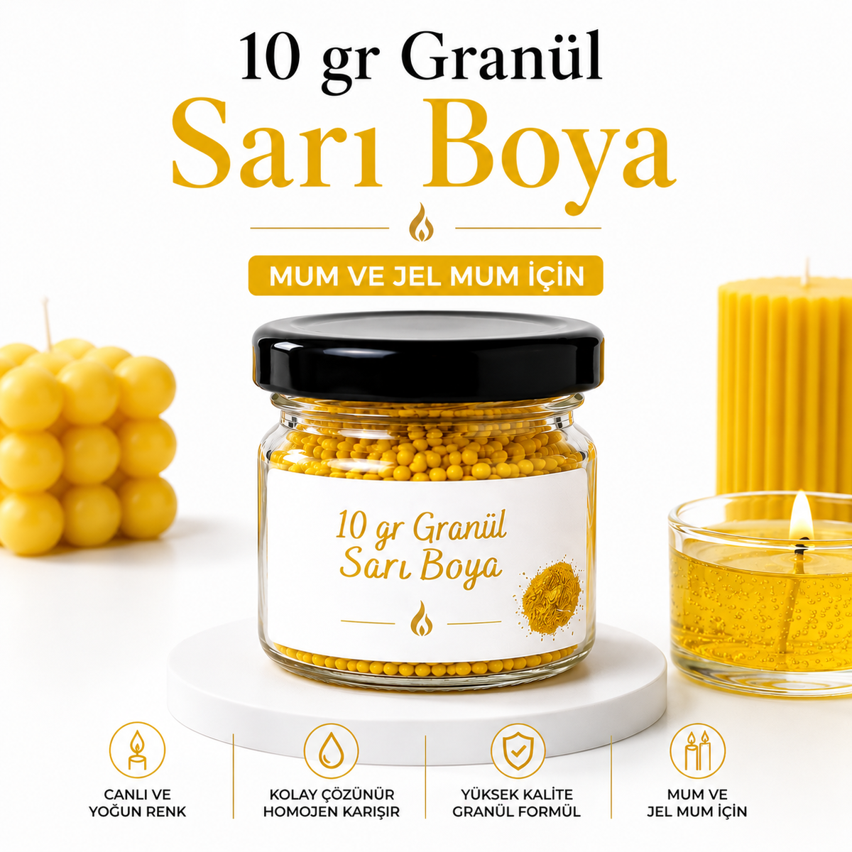 Sarı Granül Boya 10 gr