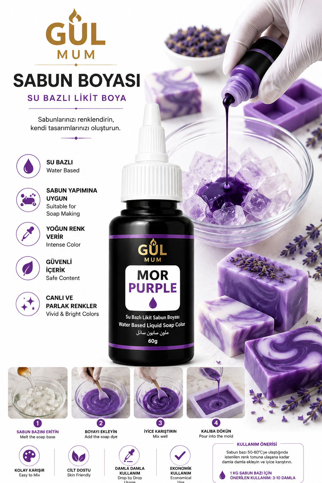 MOR SABUN BOYASI 60 GR