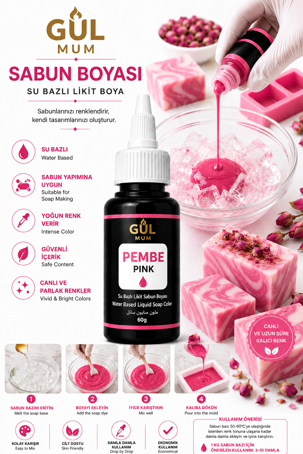 PEMBE SABUN BOYASI 60 GR