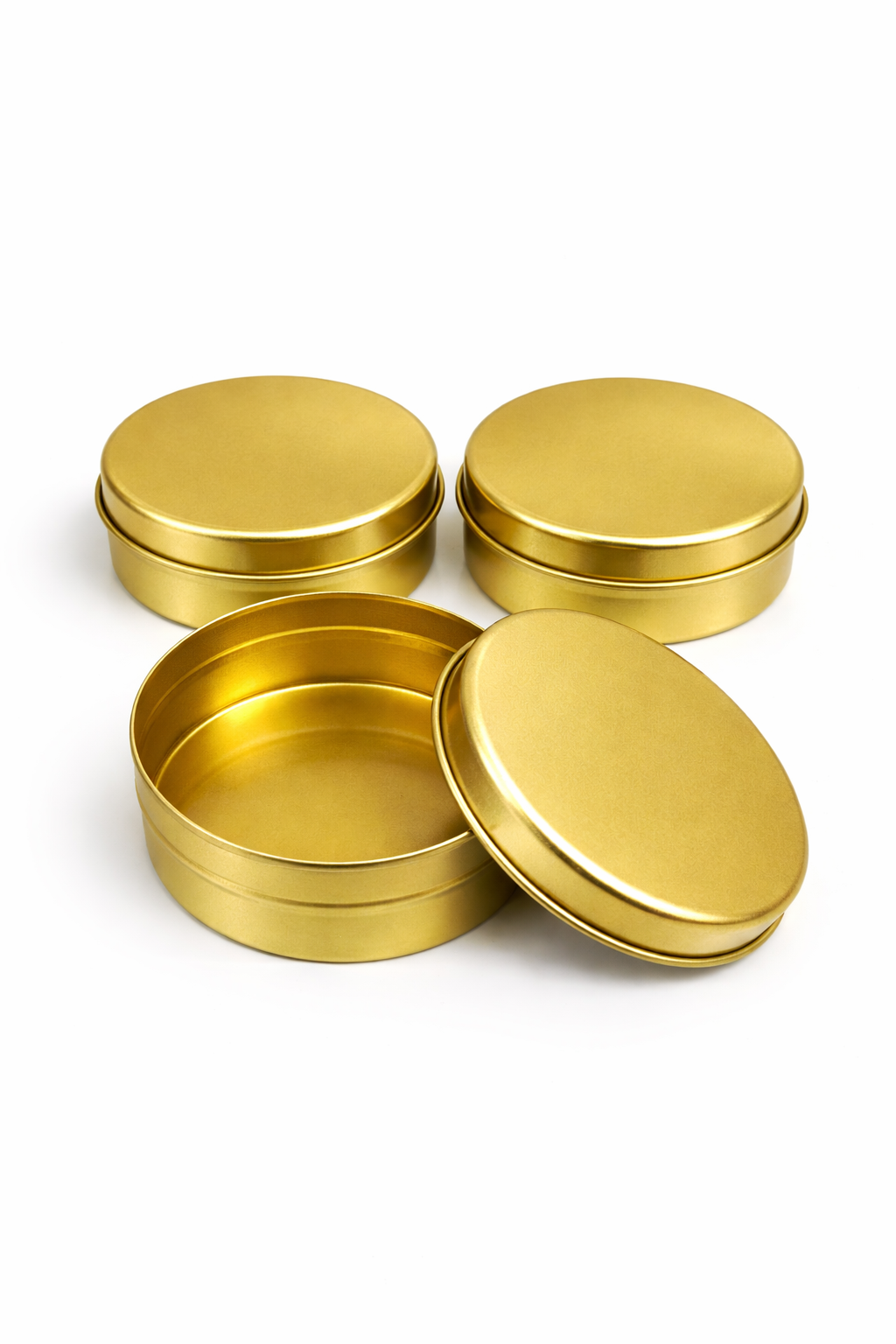 Metal mum Kutusu 10 ADET (Gold) 100cc