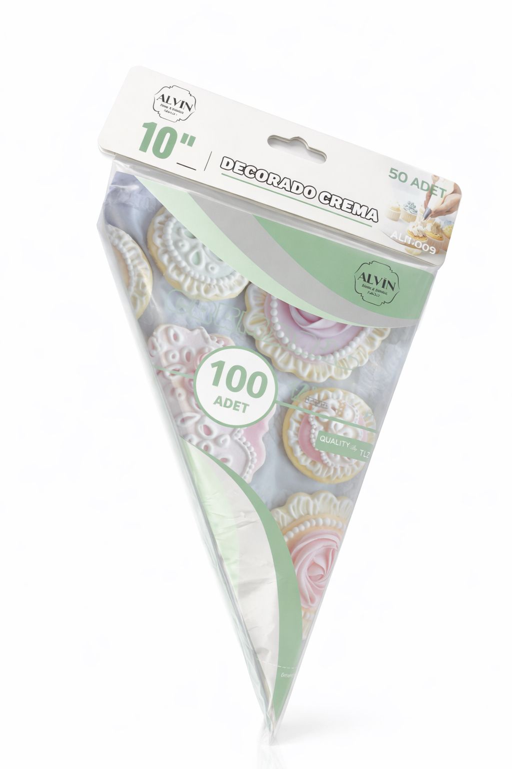 10 İnç Krema Sıkma Torbası – 100 Adet