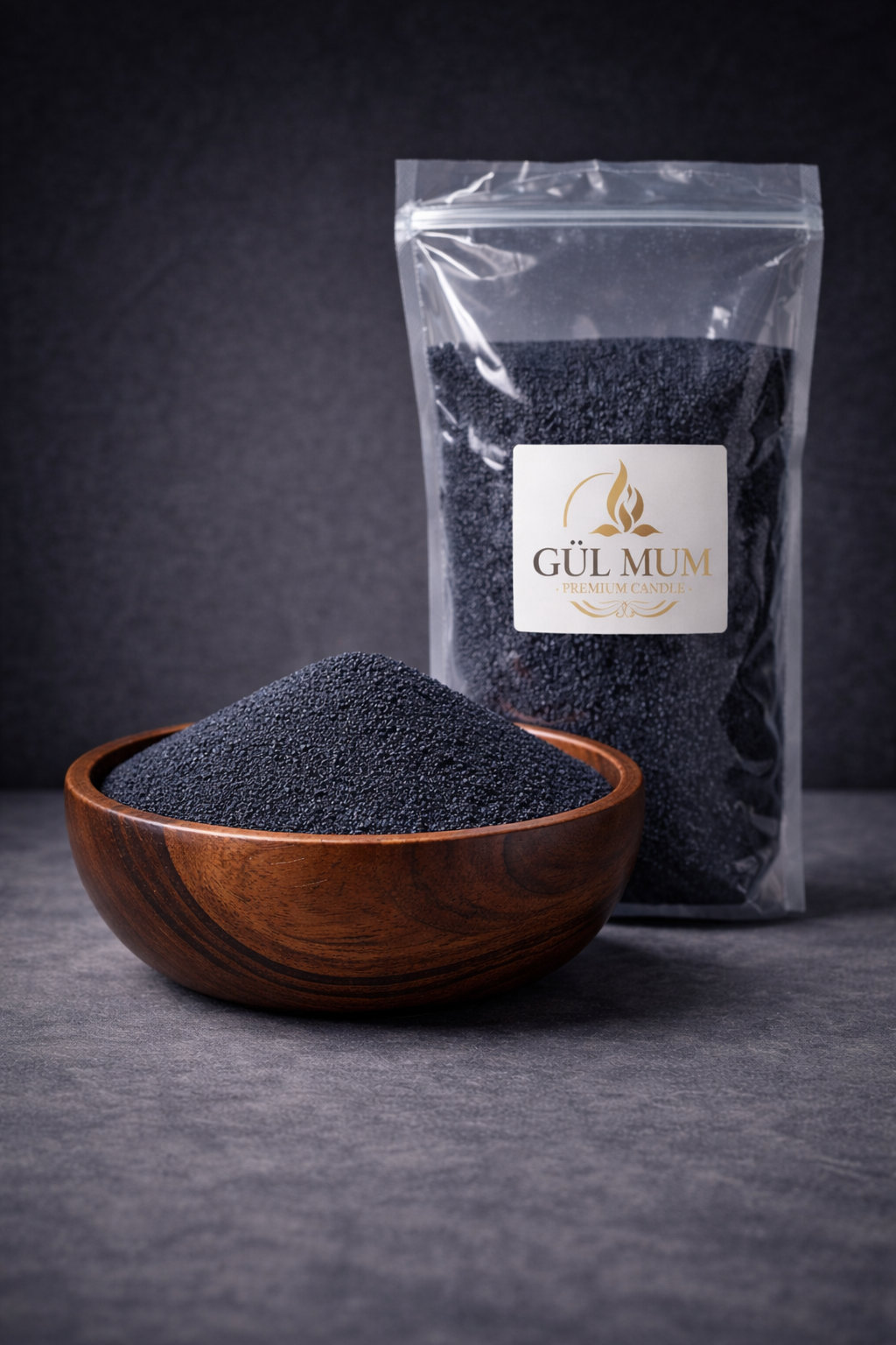 İNCİ TOZ MUM  ( 1 kg ) Vanilya Kokulu NO:17