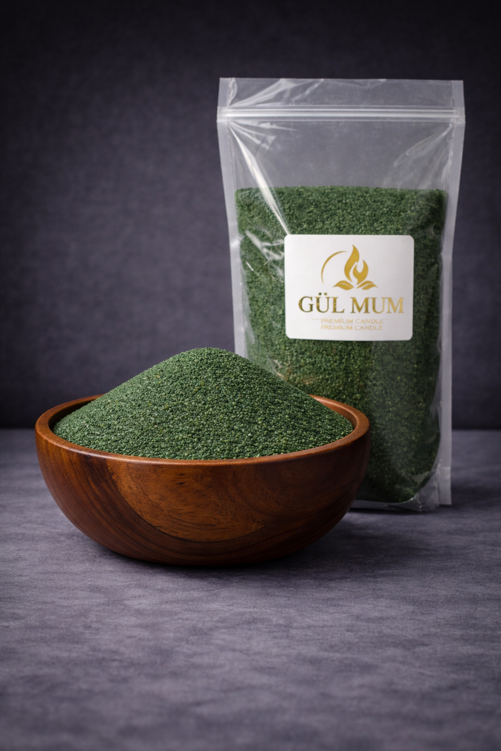 İNCİ TOZ MUM  ( 1 kg ) Vanilya Kokulu NO:15