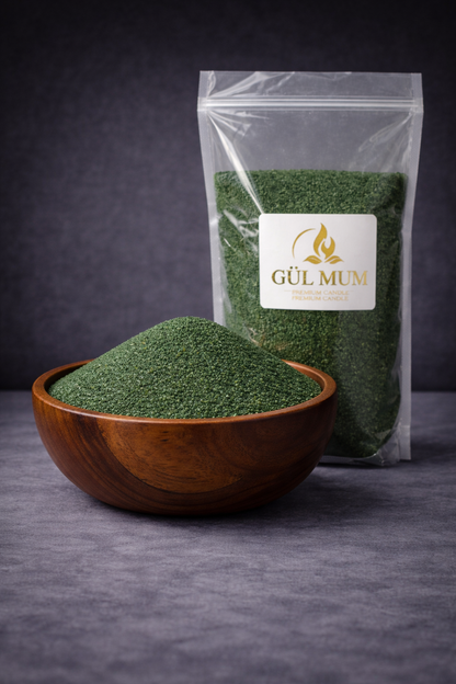 İNCİ TOZ MUM  ( 1 kg ) Vanilya Kokulu NO:15