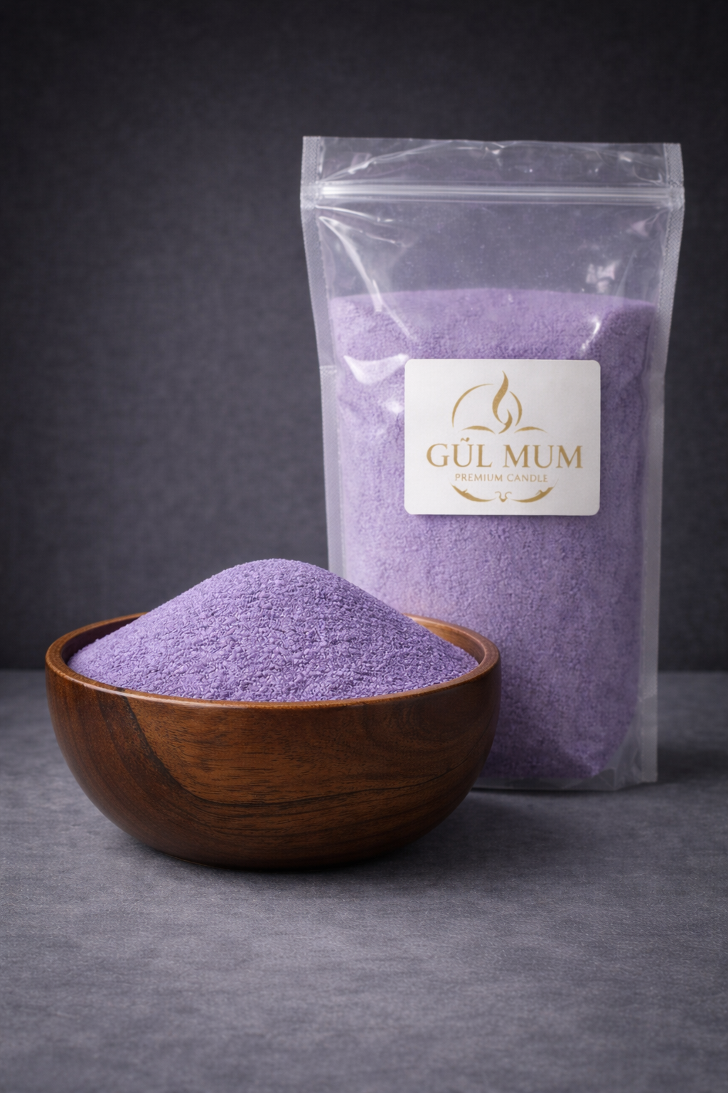 İNCİ TOZ MUM  ( 1 kg ) Lavanta Kokulu NO:8