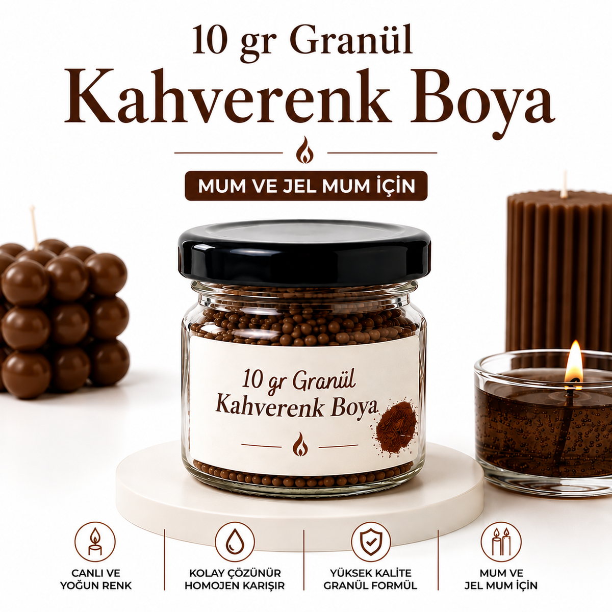 Kahve Granül Boya 10 gr