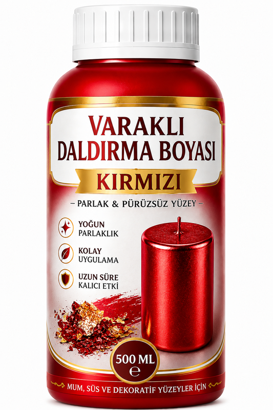 KIRMIZI DALDIRMA BOYASI 500 ML