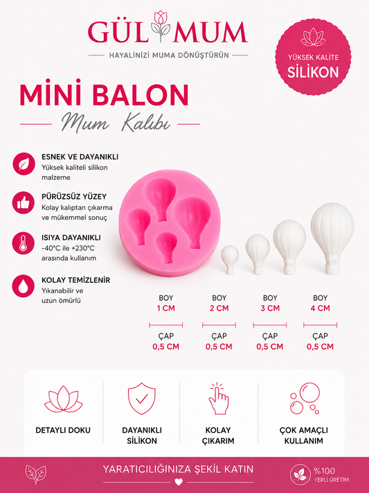 KÜÇÜK 4 LÜ BALON KALIP