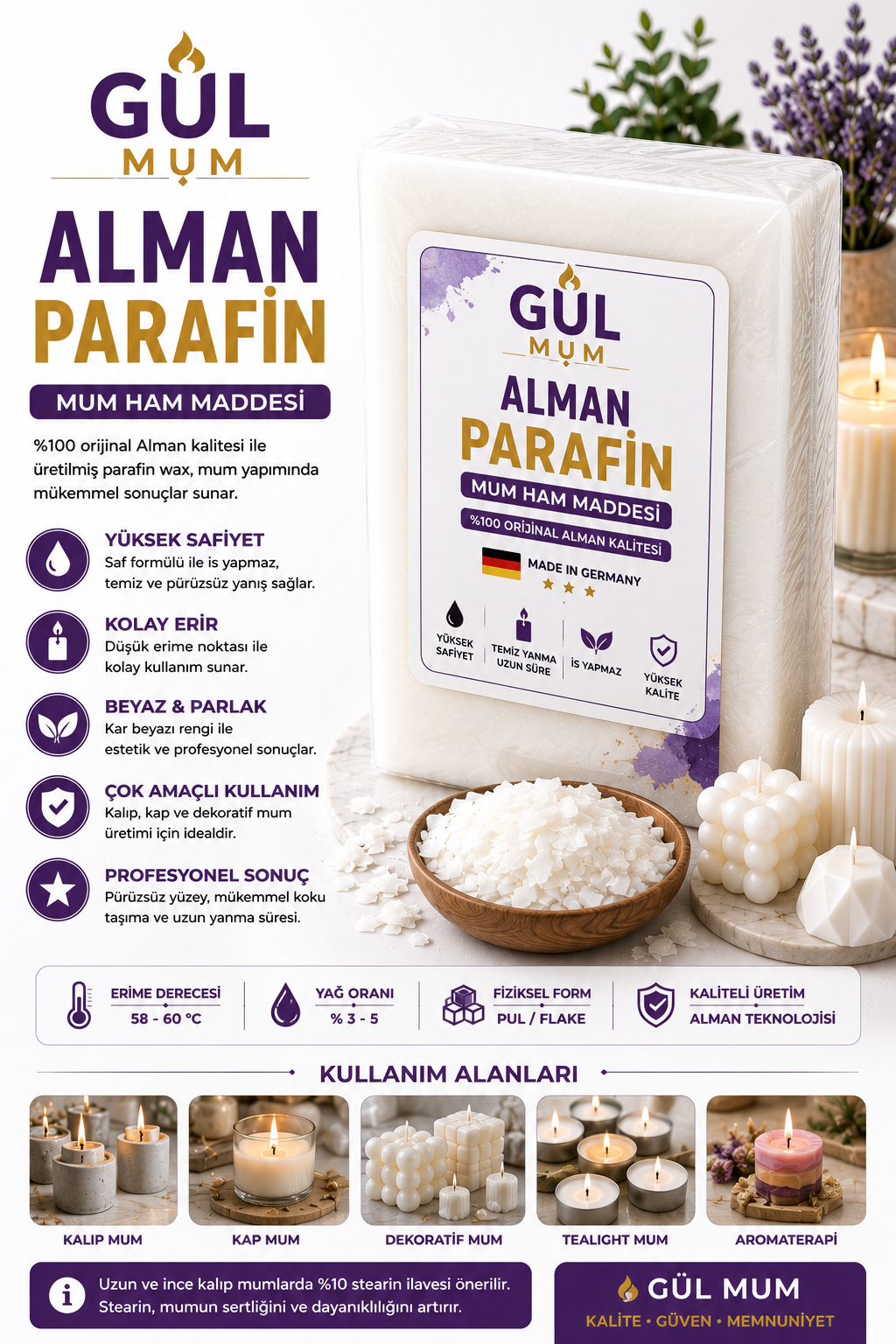 5 KG Alman Parafin