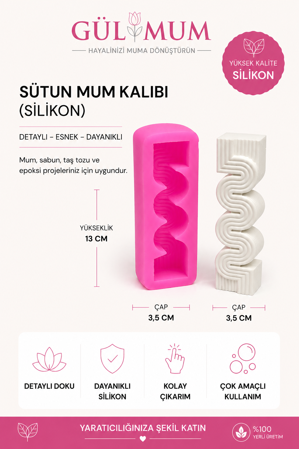 SÜTUN MUM KALIBI GM:98