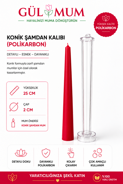 Şamdan Mum Kalıbı