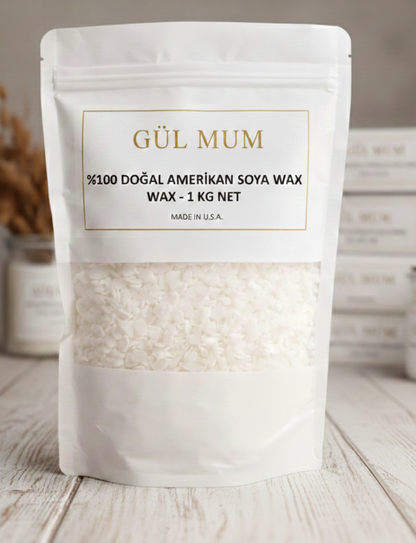 5 Kg Amerikan Soya Wax Beyaz Renk