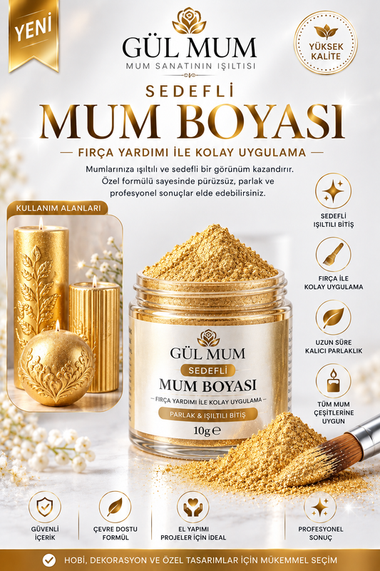 TOZ GOLD YALDIZLI BOYA 10 GR