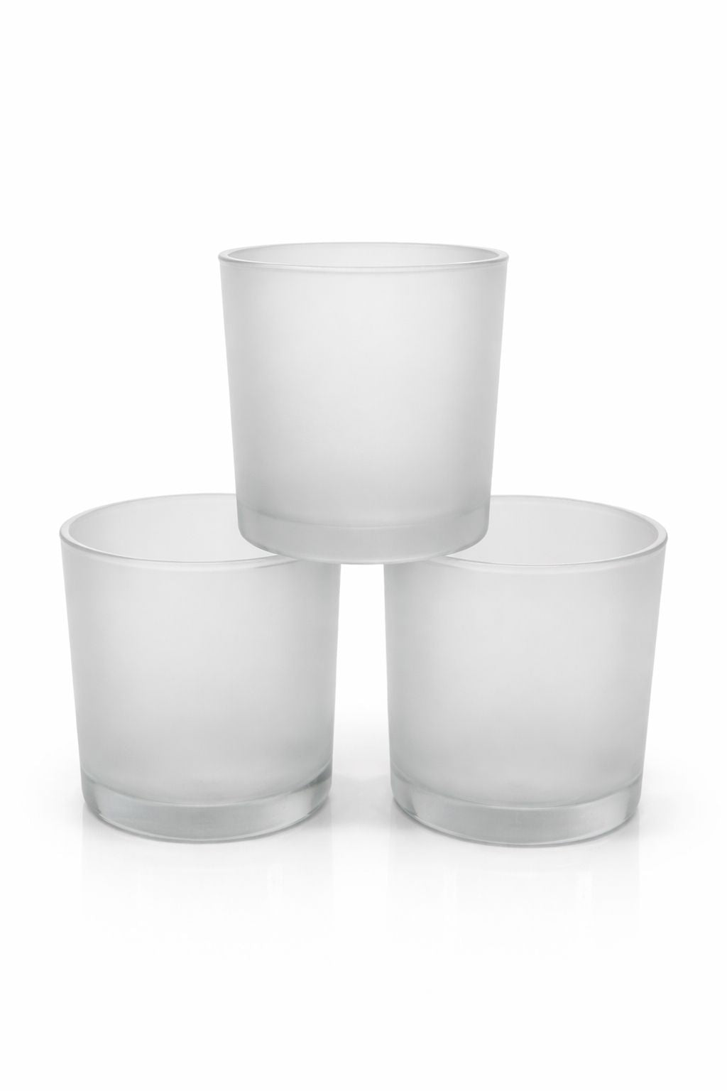 6 LI BUZ BEYAZ  CAM BARDAK  ÇAP 7 CM BOY 9 CM  GL 11
