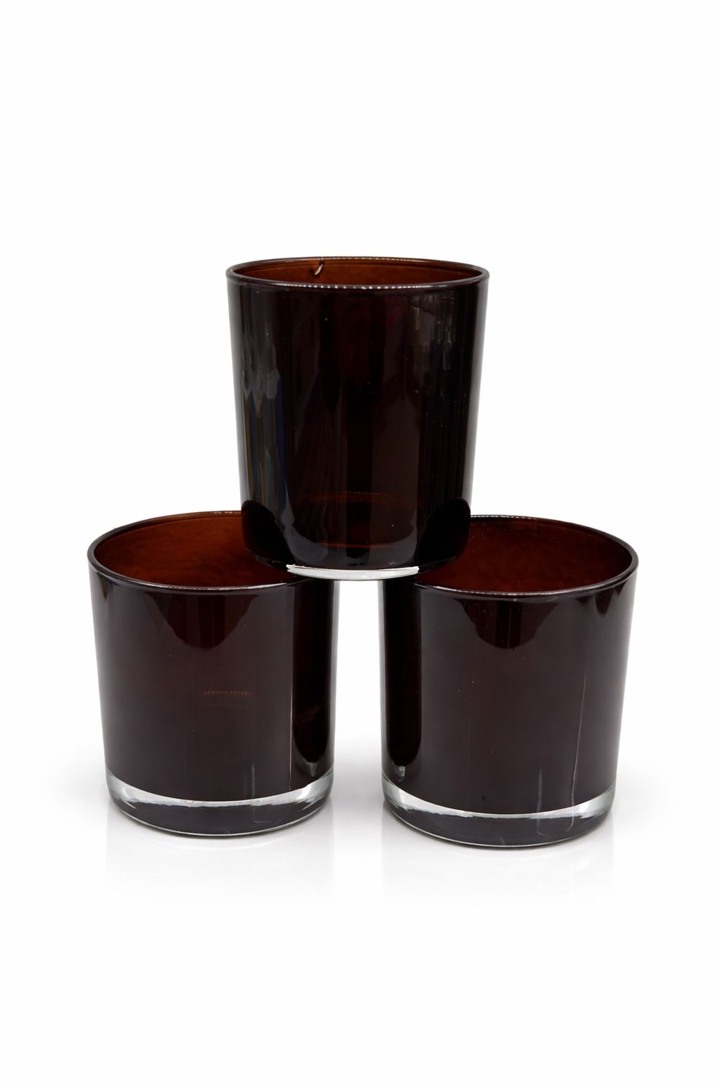 6 LI AMBER  CAM BARDAK  ÇAP 7 CM BOY 9 CM  GL 12